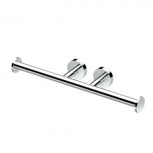 Gatco 4633A - Glam Double TP Holder, Chrome