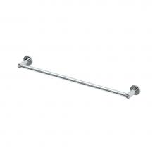 Gatco 4680 - Channel 24'' Towel Bar, Chrome