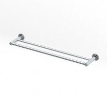 Gatco 4684 - Channel 24'' Double Towel Bar, Chrome