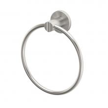 Gatco 4692 - Channel Towel Ring, Satin Nickel