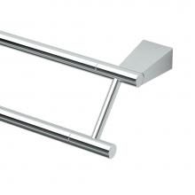 Gatco 4714 - Bleu 24''L Double Towel Bar, Chrome