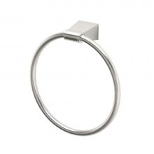 Gatco 4732 - Bleu Towel Ring, Satin Nickel