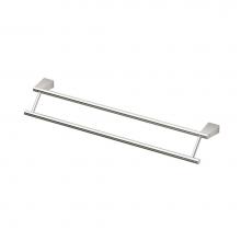 Gatco 4734 - Bleu 24''L  Double Towel Bar, Satin Nickel