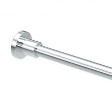 Gatco 829C - Modern Minimalist 60''L Shower Rod Set, Chrome