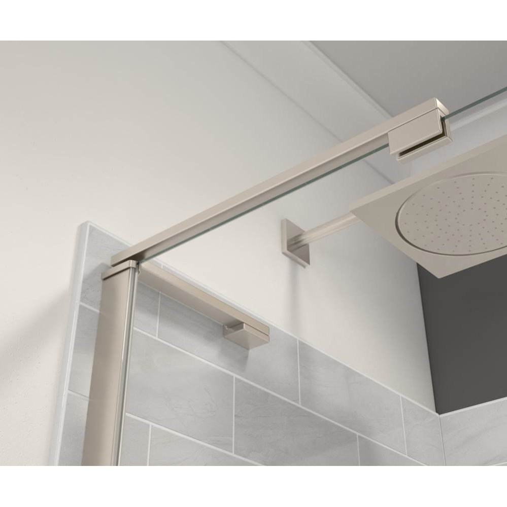 L-Shape Support Arm in Brushed Nickel