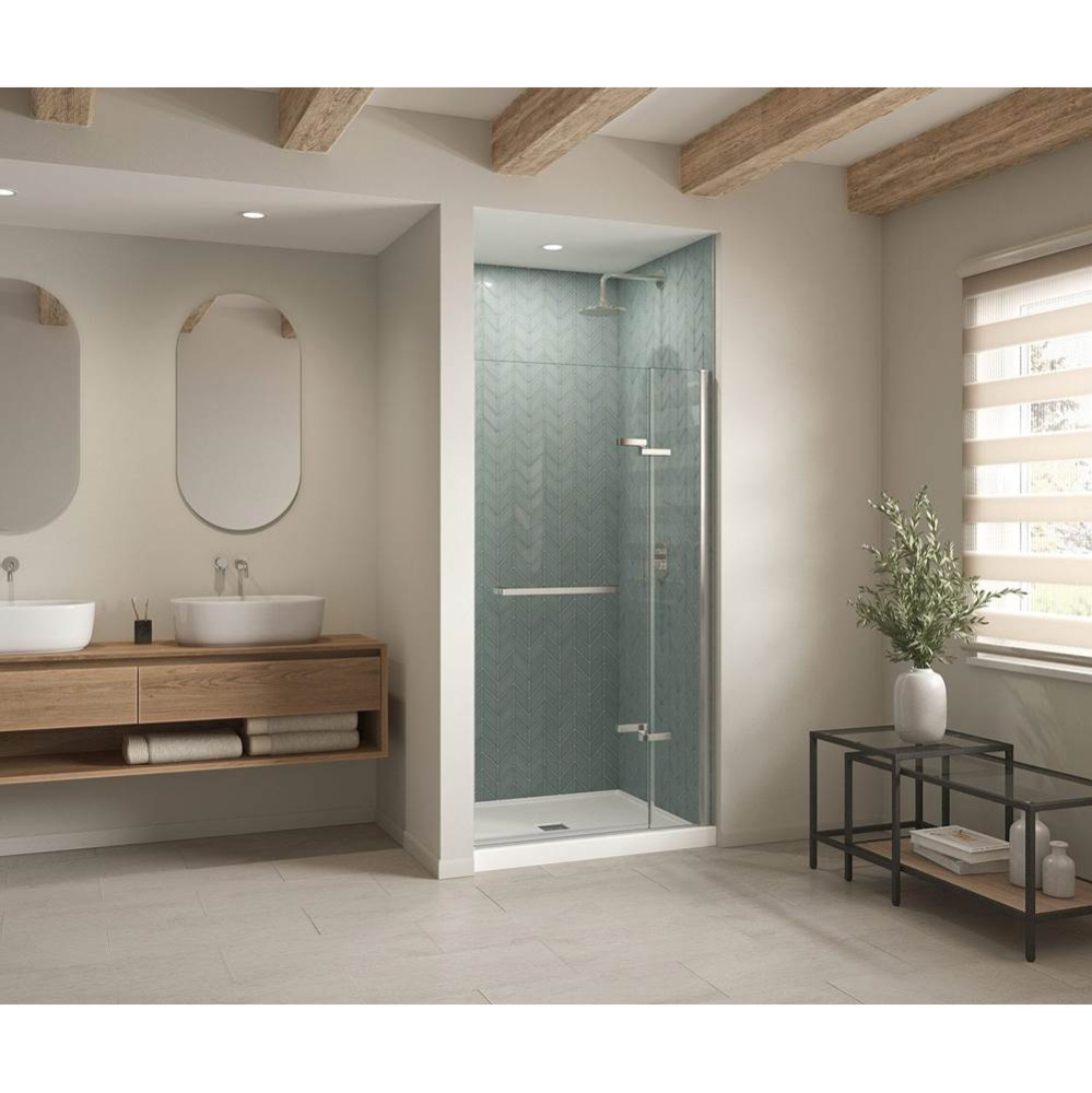 B3X 4236 Acrylic Alcove Shower Base with Anti-slip Bottom with Center Drain in White