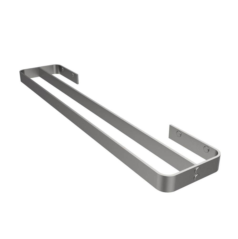 Manhattan 24 in. Double Towel Bar in Brushed Chrome