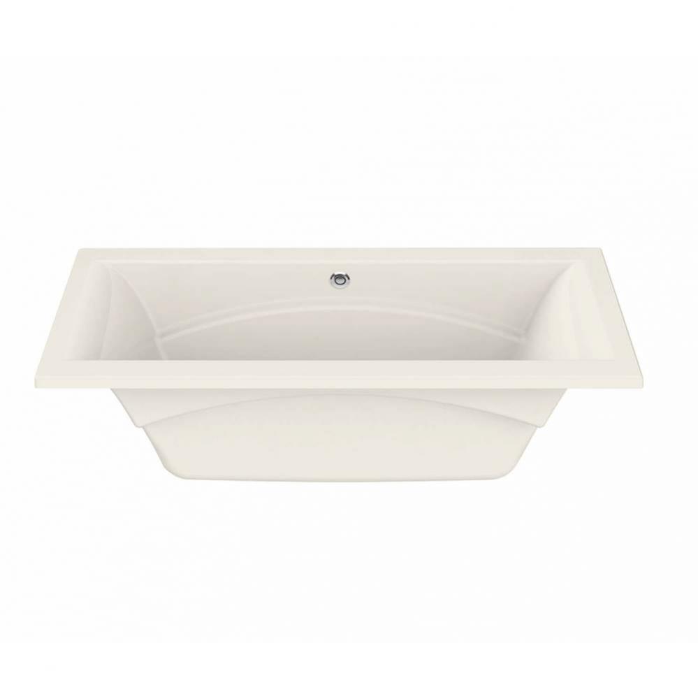 Optik 7236 Acrylic Undermount Center Drain Bathtub in Biscuit