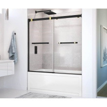 Maax 136270-900-380-000 - Duel 56-59 x 55.5 x 59 in. 8 mm Bypass Tub Door for Alcove Installation with Clear glass in Matte