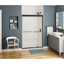 Maax 134563-900-340-000 - Kameleon 43-47 x 71 in. 6 mm Bypass Shower Door for Alcove Installation with Clear glass in Matte