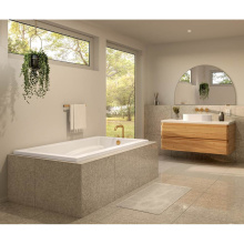 Maax 101269-055-001-100 - Optik 6636 Acrylic Alcove End Drain Aerofeel Bathtub in White