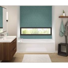 Maax 106183-003-001-001 - Exhibit 7236 IFS Acrylic Alcove Left-Hand Drain Whirlpool Bathtub in White