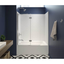 Maax 106924-000-002-101 - 6032STT 60 x 33 AcrylX Alcove Right-Hand Drain One-Piece Tub Shower in White