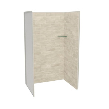 Maax 107459-312-507-000 - Utile 4832 Composite Direct-to-Stud Three-Piece Alcove Shower Wall Kit in Organik Loam