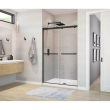 Maax 136271-900-340-000 - Duel 44-47 x 70.5-74 in. 8 mm Bypass Shower Door for Alcove Installation with Clear glass in Matte