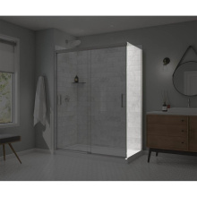 Maax 136560-900-084-000 - Incognito 76 Return Panel for 32 in. Base with Clear glass in Chrome