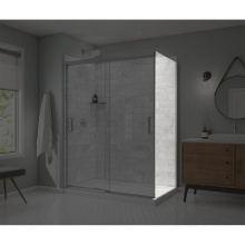 Maax 136561-900-084-000 - Incognito 76 Return Panel for 36 in. Base with Clear glass in Chrome