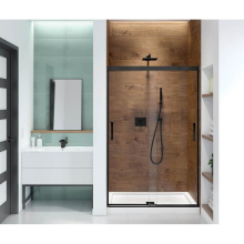 Maax 139352-900-340-000 - Incognito 70 44-47 x 70 1/2 in. 8mm Bypass Shower Door for Alcove Installation with Clear glass in