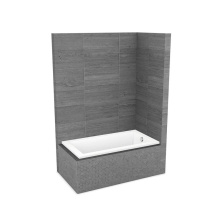 Maax 410026-000-001-153 - ModulR 6032 IF (Without Armrests) Acrylic Corner Right Left-Hand Drain Bathtub in White