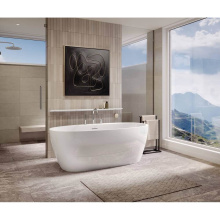 Maax 107836-000-001-000 - Hatto 6732 Acrylic Freestanding Center Drain Bathtub in White