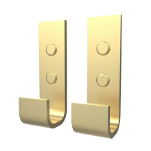 Maax 10045083-343 - Manhattan Hook - Pack of 2 in Brushed Gold