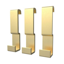 Maax 10045089-343 - Manhattan Small Hooks - Pack of 3 in Brushed Gold