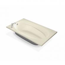 Maax 100106-003-004 - Talisman 71.375 in. x 42 in. Drop-in Bathtub with Whirlpool System End Drain in Bone