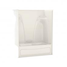 Maax 141014-L-000-007 - ACTS 60 in. x 33.25 in. x 75 in. 1-piece Tub Shower with Left Drain in Biscuit