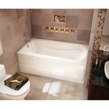 Maax 102204-R-000-001 - Tenderness 71.875 in. x 35.75 in. Alcove Bathtub with Right Drain in White