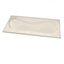 Maax 102722-000-004 - Cocoon 59.875 in. x 31.875 in. Drop-in Bathtub with End Drain in Bone