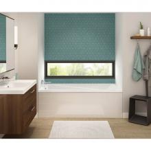 Maax 106220-R-003-001 - Exhibit IF 65.875 in. x 32 in. Alcove Bathtub with Whirlpool System Right Drain in White