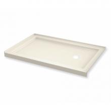 Maax 410006-R-501-007 - B3 Base 6036 Round Drain Alcove Installation Biscuit