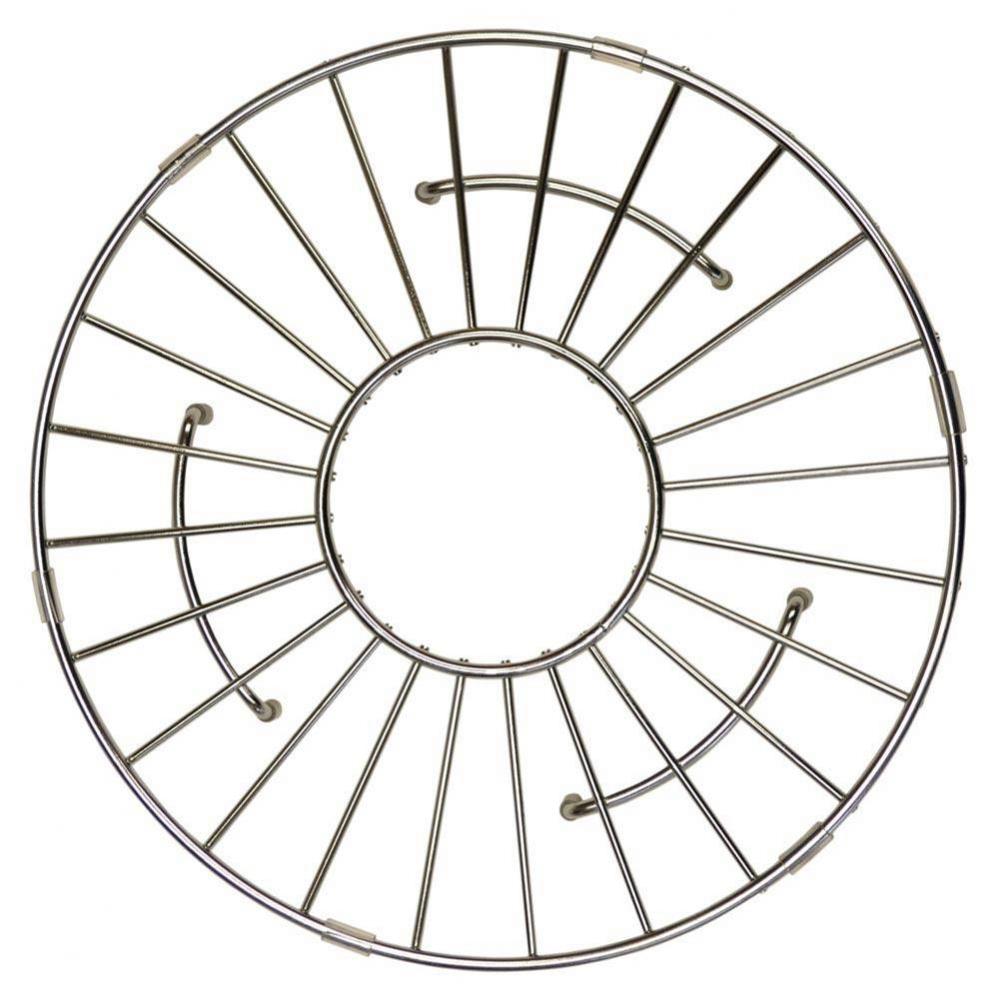 11&apos;&apos; Round Bottom Grid in Stainless Steel