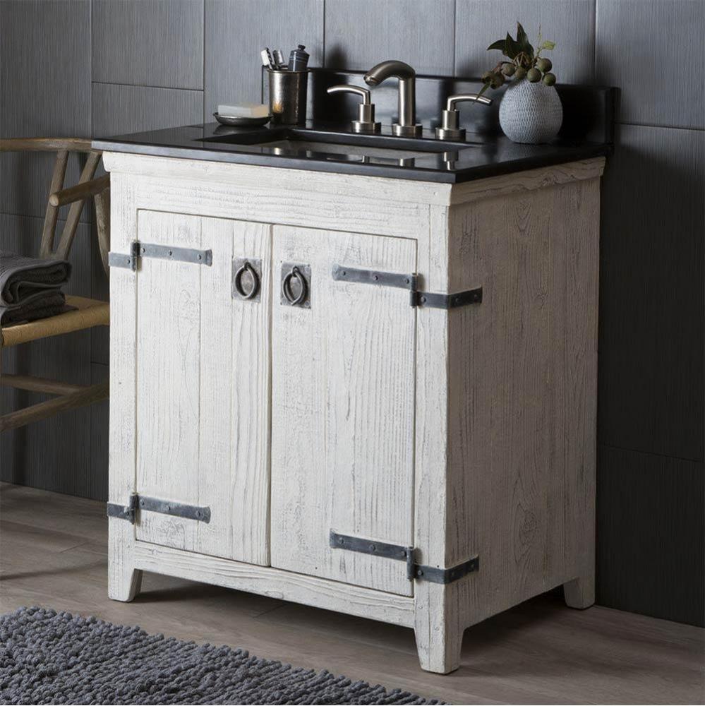30&apos;&apos; Americana Vanity Base in Whitewash