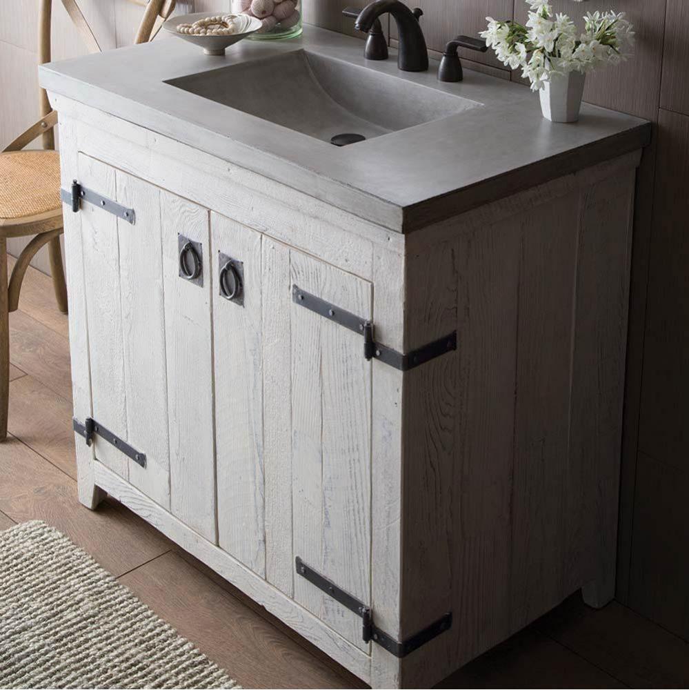 36&apos;&apos; Americana Vanity Base in Whitewash