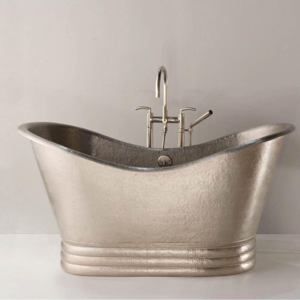 72&apos;&apos; Aurora Bathtub in Brushed Nickel