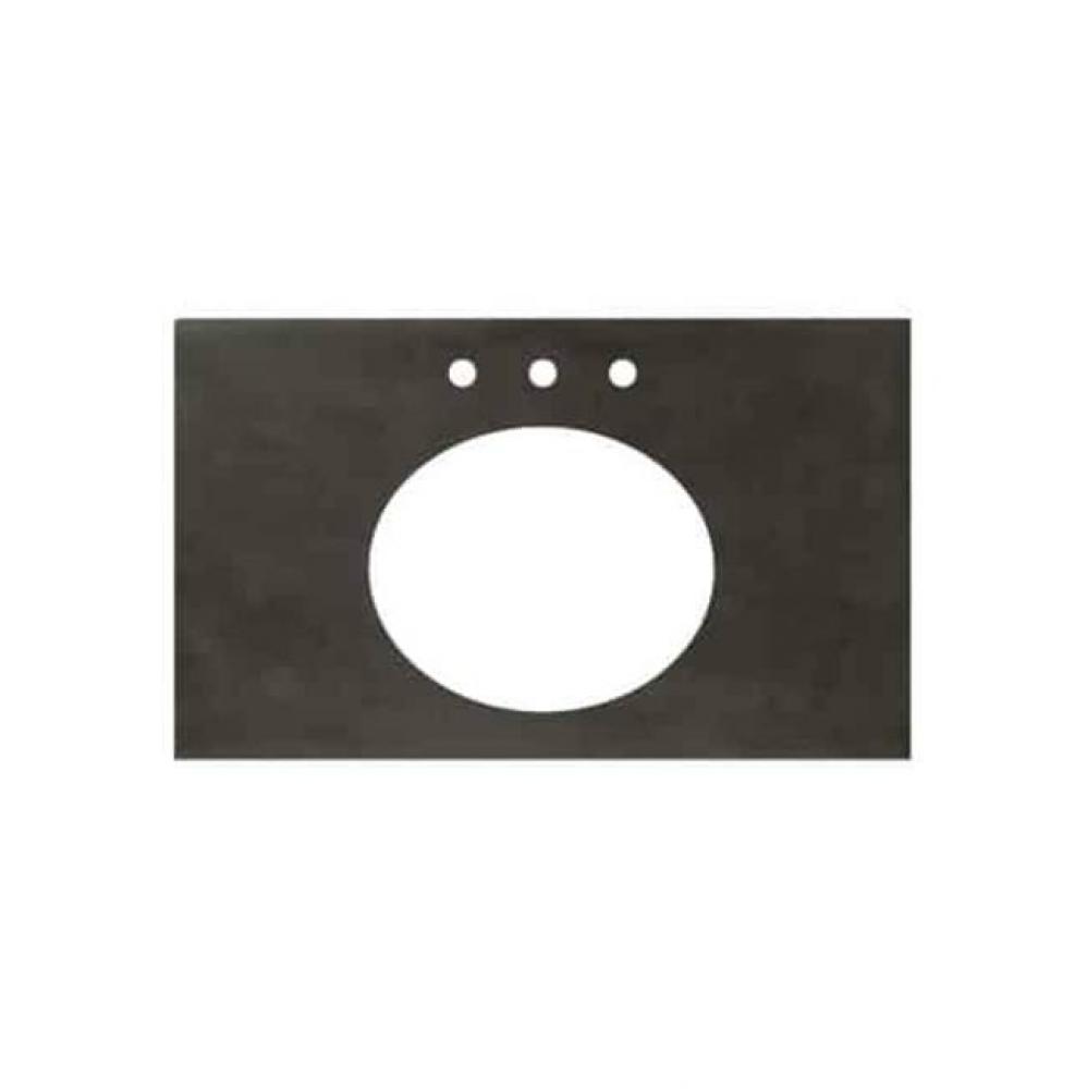 36&apos;&apos; Native Stone Vanity Top in Slate- Trough with Single or No Faucet Hole