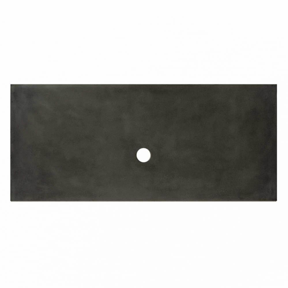 48&apos;&apos; Native Stone Vanity Top in Slate- Vessel Cutout with No Faucet Hole