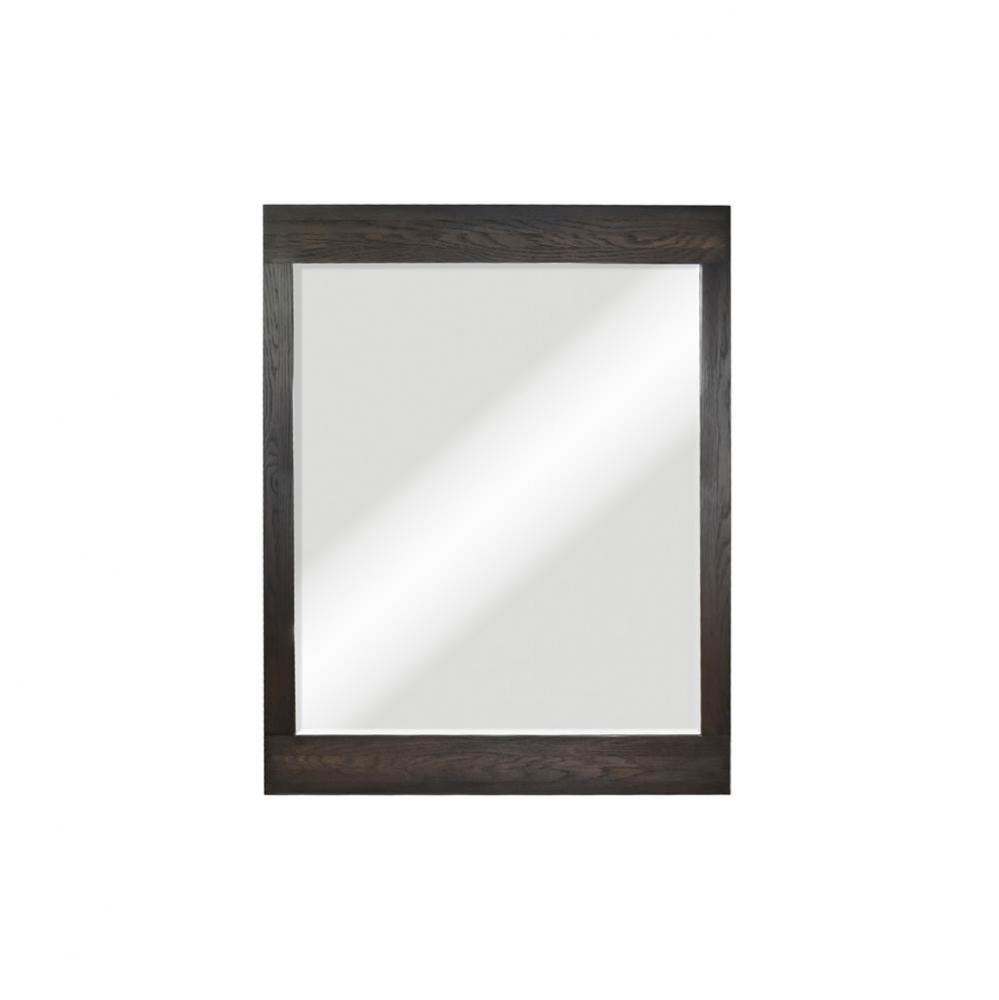 Winemaker Small Mirror in Charred Oak