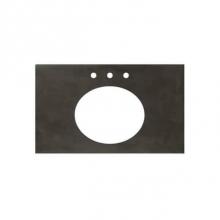 Native Trails NSV36-ST - 36'' Native Stone Vanity Top in Slate- Trough with Single or No Faucet Hole