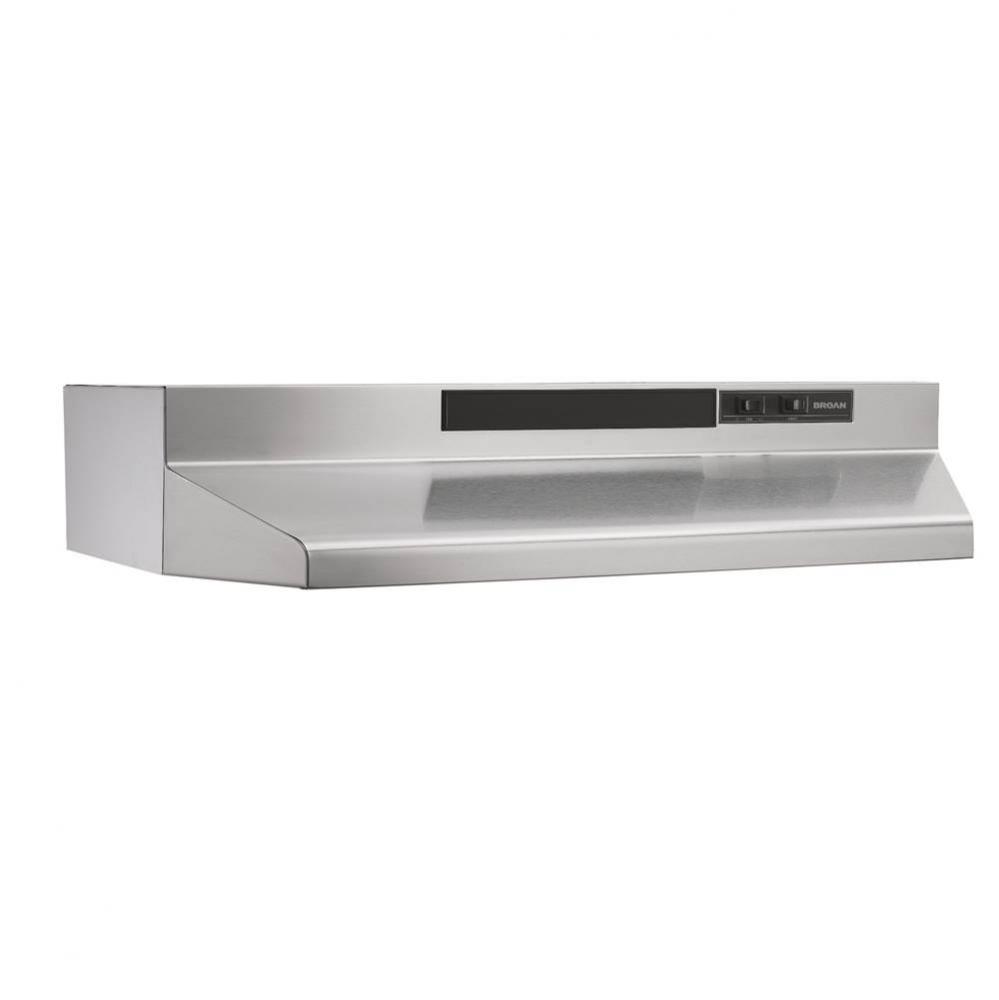 30-Inch Convertible Under-Cabinet Range Hood, 230 Max Blower CFM, Stainless Steel