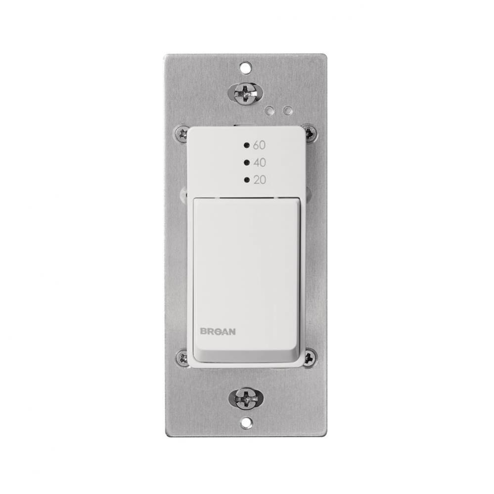 Broan-NuTone&#xae;  20-40-60 Min Countdown Timer Exhaust Fan Wall Control Switch