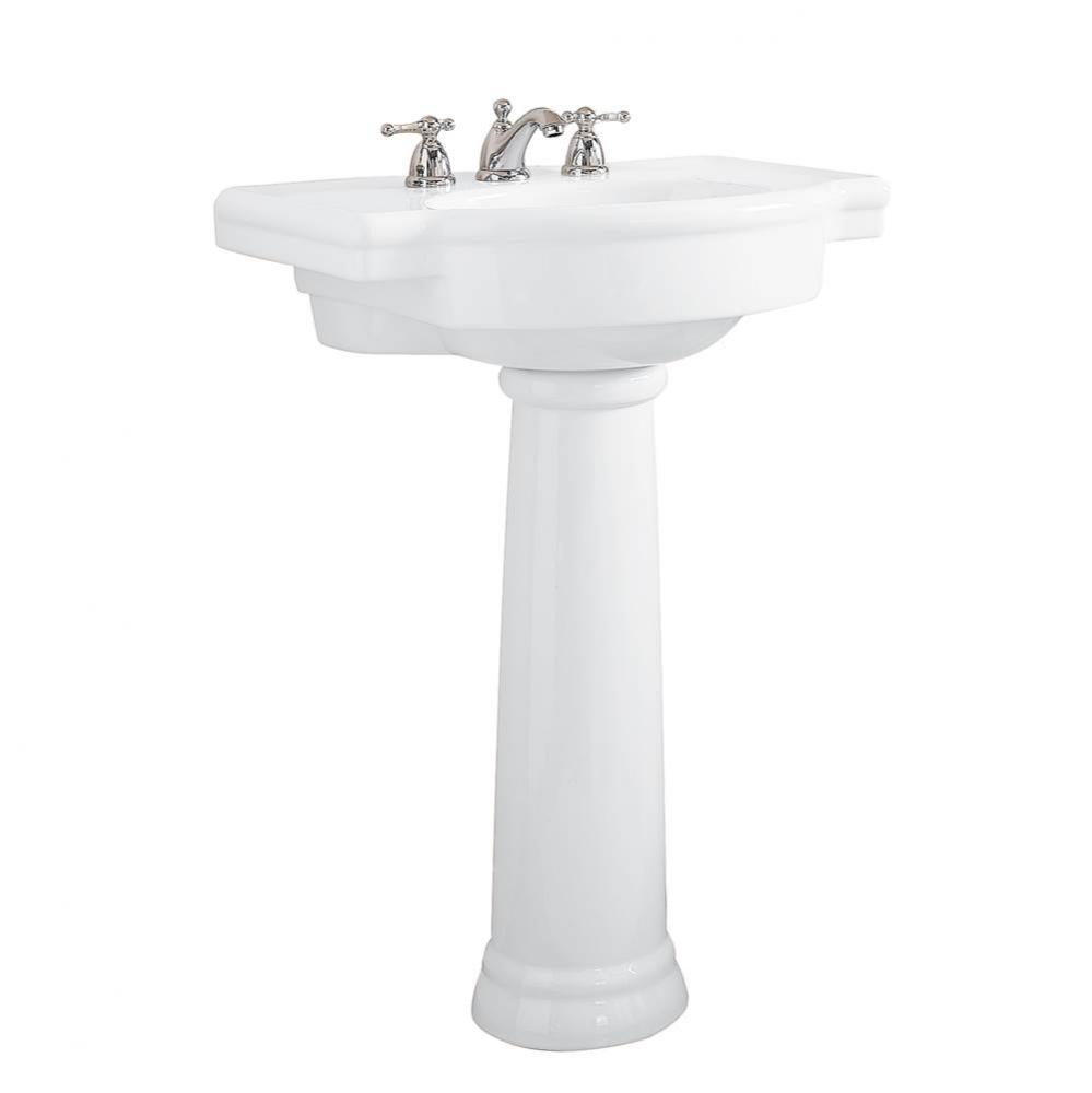 Retrospect&#xae; 4-Inch Centerset Pedestal Sink Top and Leg Combination
