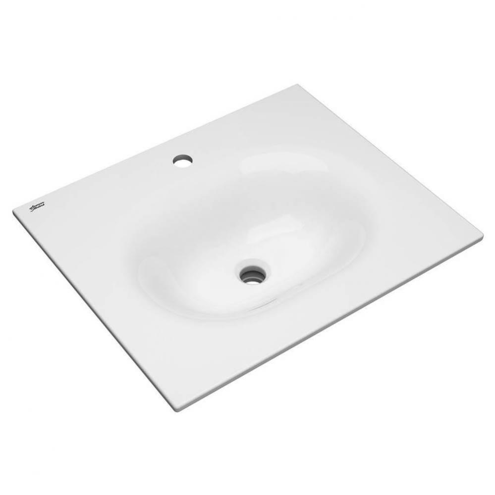 Studio&#xae; S 24-Inch Vitreous China Vanity Sink Top Center Hole Only