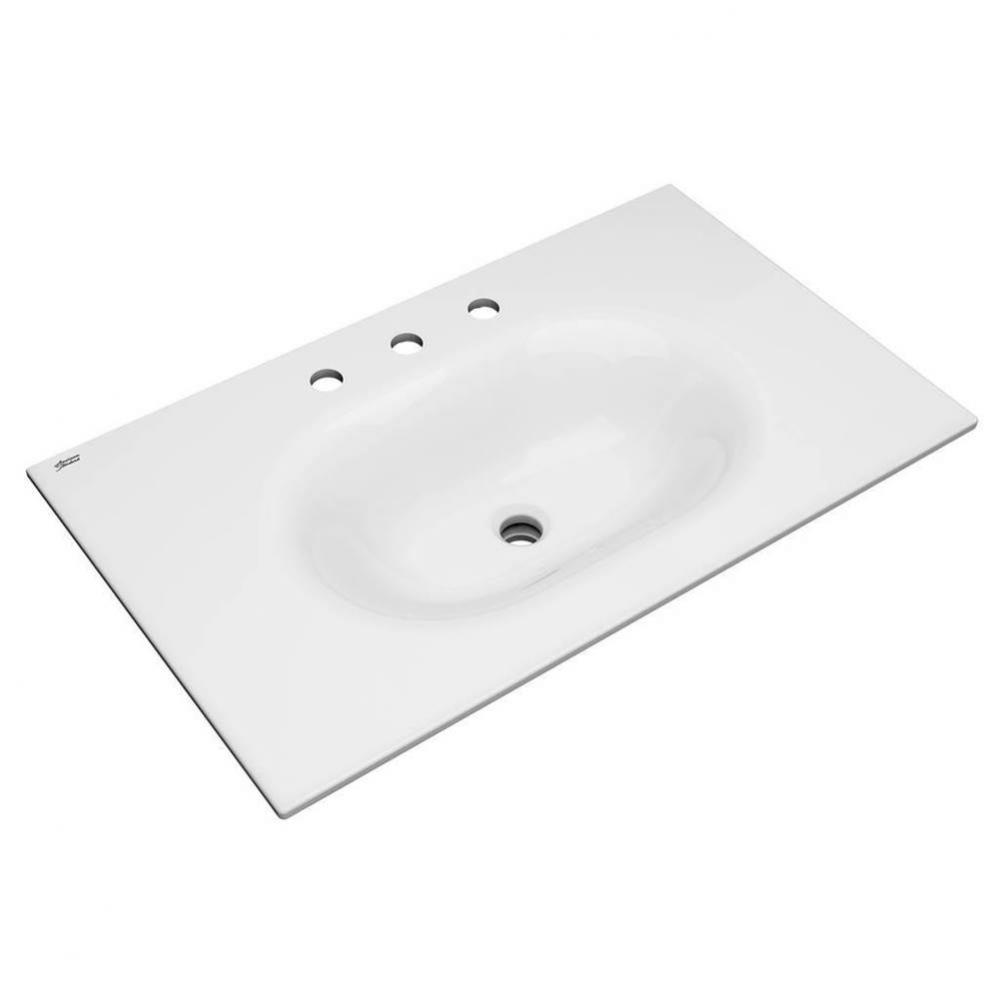 Studio&#xae; S 33-Inch Vitreous China Vanity Sink Top 8-Inch Centers