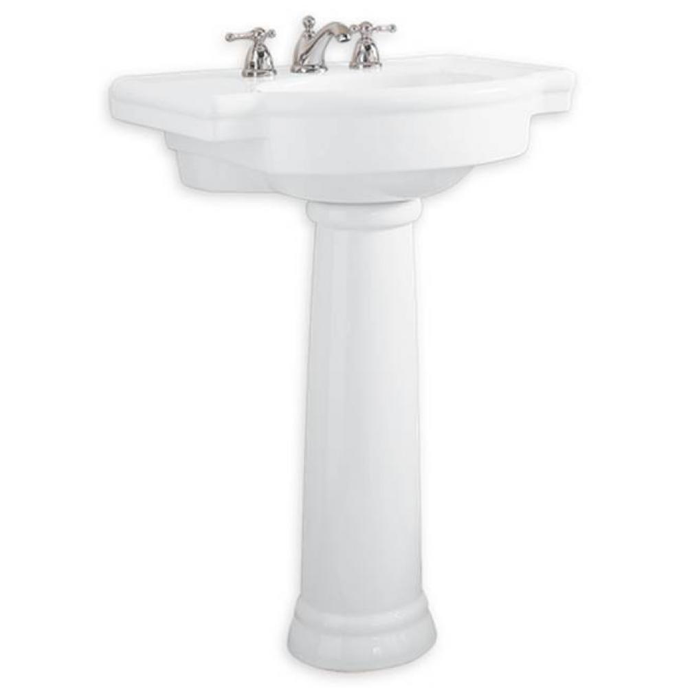 Retrospect&#xae; 8-Inch Widespread Pedestal Sink Top and Leg Combination