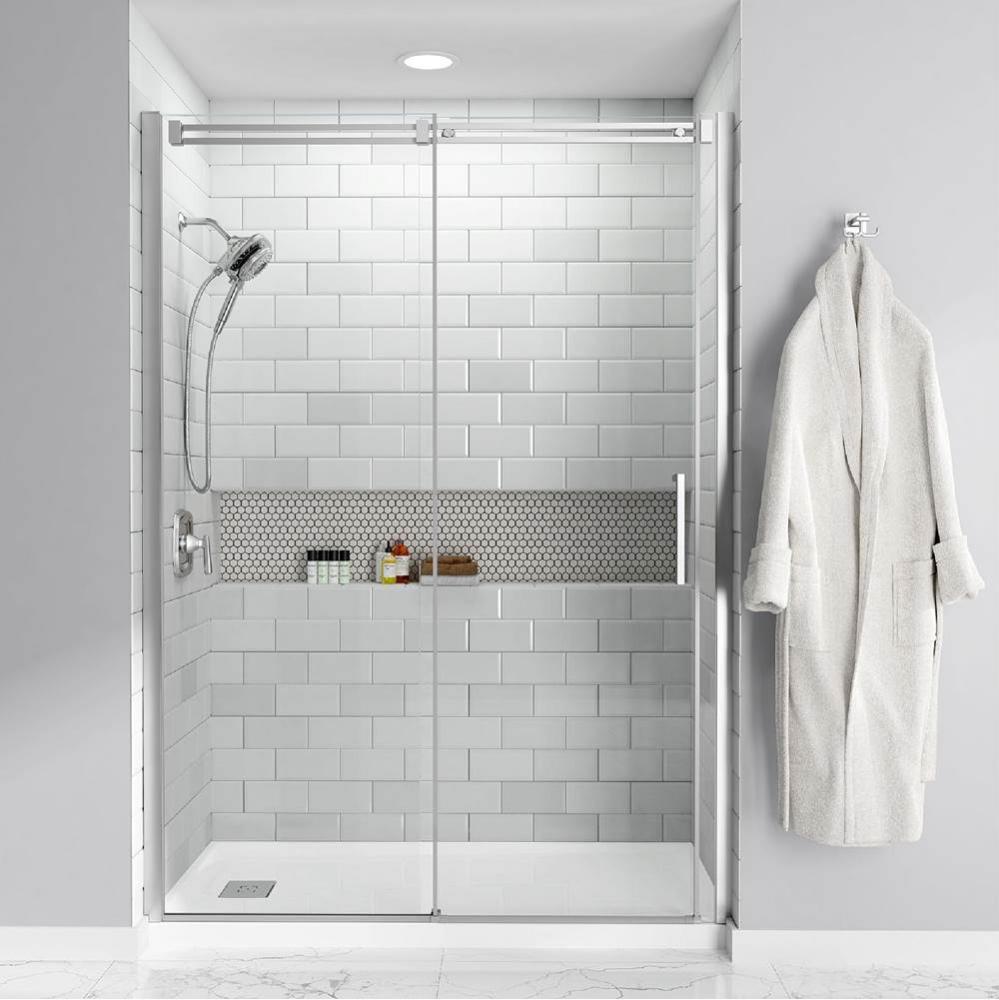 Studio&#xae; 60 x 32-Inch Single Threshold Shower Base With Left-Hand Outlet