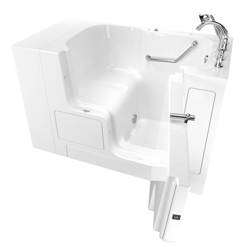 Gelcoat Premium Series 32 in. x 52 in. Outward Opening Door Walk-In Bathtub