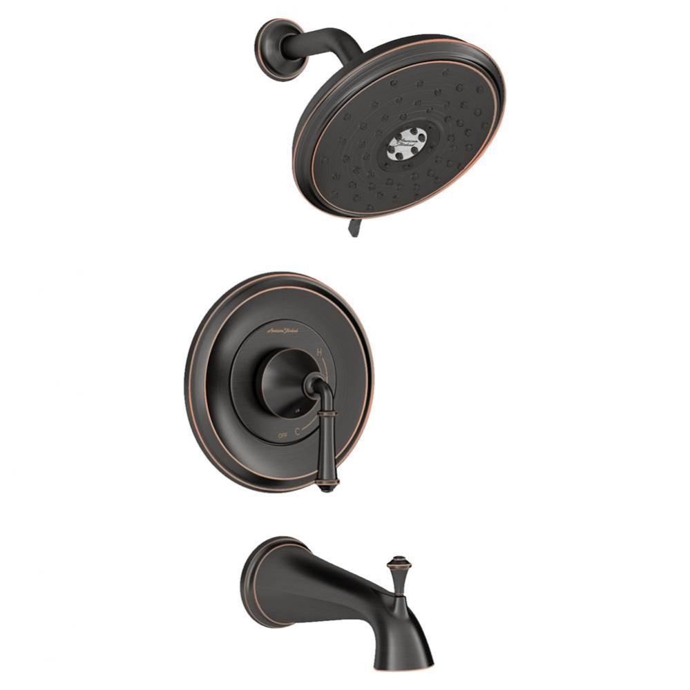 Delancey&#xae; 1.8 gpm/6.8 L/min Tub and Shower Trim Kit With Water-Saving 4-Function Showerhead a