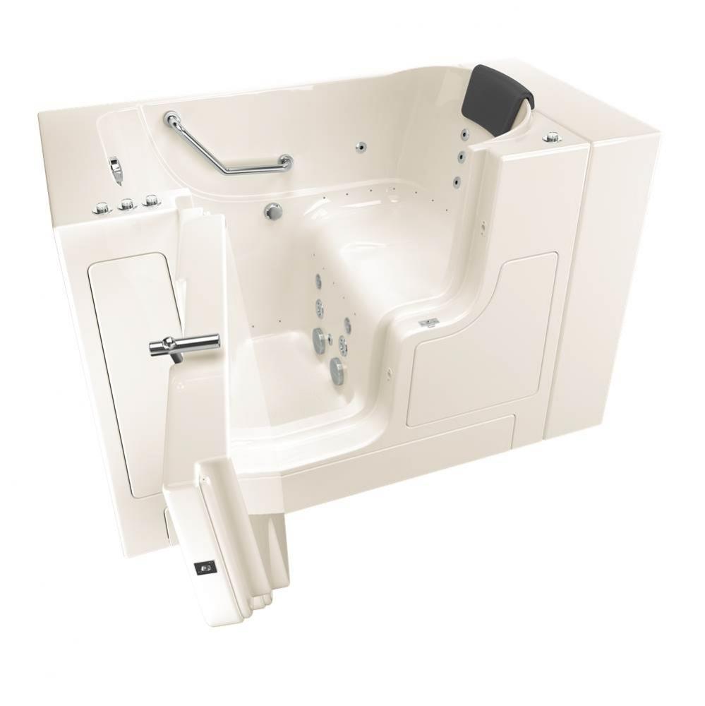 Gelcoat Premium Series 30 x 52 -Inch Walk-in Tub With Combination Air Spa and Whirlpool Systems -
